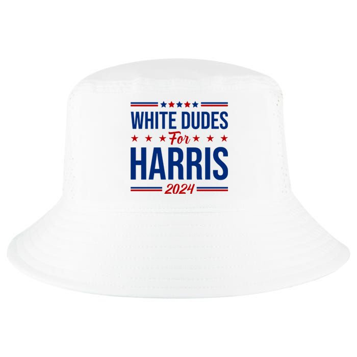 White Dudes For Harris 2024 Cool Comfort Performance Bucket Hat