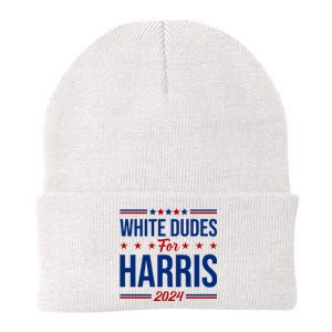 White Dudes For Harris 2024 Knit Cap Winter Beanie