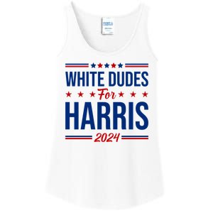 White Dudes For Harris 2024 Ladies Essential Tank