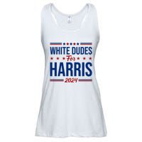 White Dudes For Harris 2024 Ladies Essential Flowy Tank