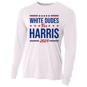 White Dudes For Harris 2024 Cooling Performance Long Sleeve Crew