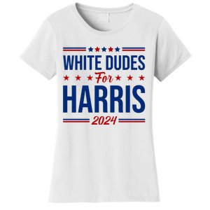 White Dudes For Harris 2024 Women's T-Shirt