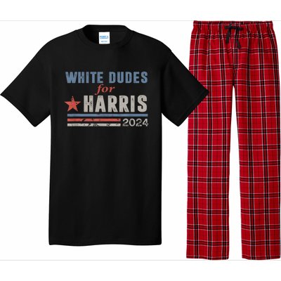 White Dudes For Kamala Harris 2024 Support Kamala Pajama Set