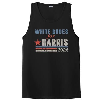 White Dudes For Kamala Harris 2024 Support Kamala PosiCharge Competitor Tank