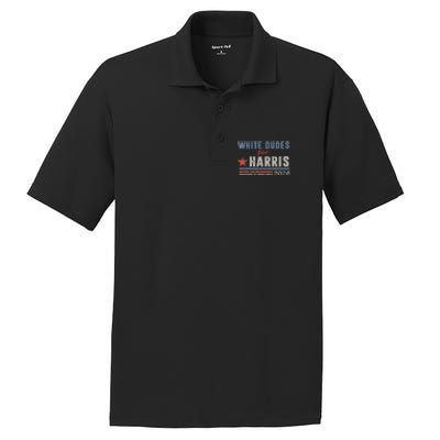 White Dudes For Kamala Harris 2024 Support Kamala PosiCharge RacerMesh Polo