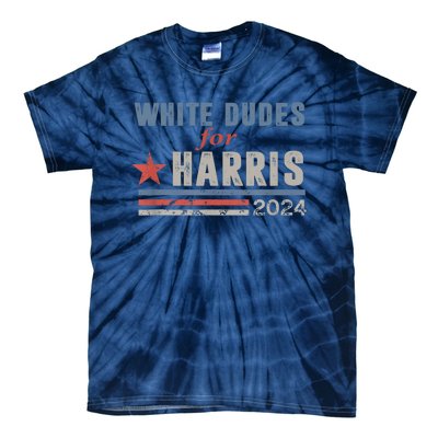 White Dudes For Kamala Harris 2024 Support Kamala Tie-Dye T-Shirt