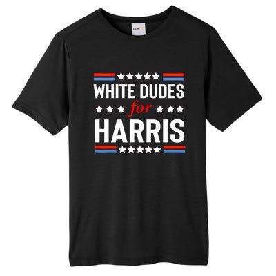 White Dudes For Kamala Harris Tall Fusion ChromaSoft Performance T-Shirt