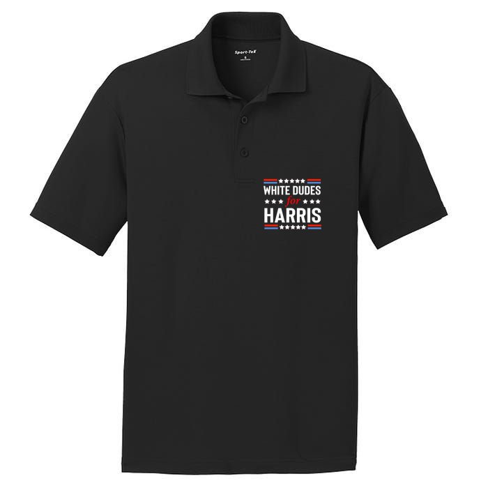 White Dudes For Kamala Harris PosiCharge RacerMesh Polo