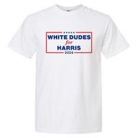 White Dudes For Harris 2024 Garment-Dyed Heavyweight T-Shirt