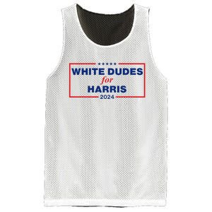 White Dudes For Harris 2024 Mesh Reversible Basketball Jersey Tank