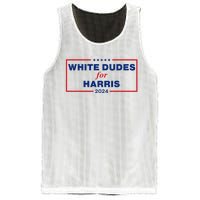 White Dudes For Harris 2024 Mesh Reversible Basketball Jersey Tank