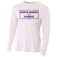 White Dudes For Harris 2024 Cooling Performance Long Sleeve Crew