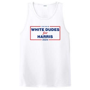 White Dudes For Harris 2024 PosiCharge Competitor Tank