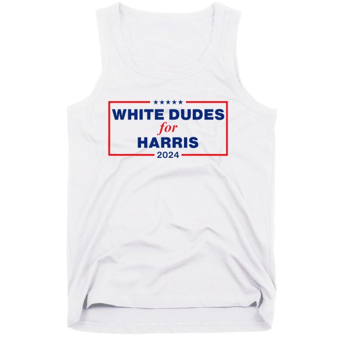 White Dudes For Harris 2024 Tank Top