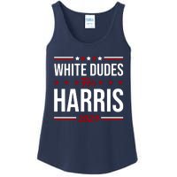 White Dudes For Harris 2024 Ladies Essential Tank