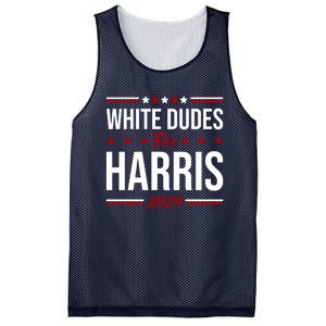 White Dudes For Harris 2024 Mesh Reversible Basketball Jersey Tank