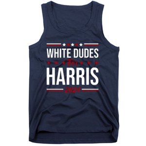 White Dudes For Harris 2024 Tank Top