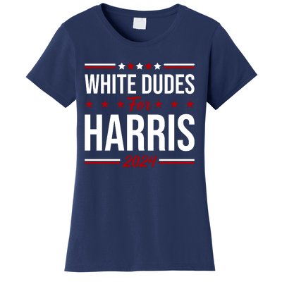 White Dudes For Harris 2024 Women's T-Shirt