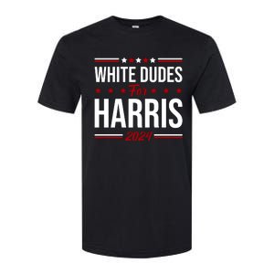 White Dudes For Harris 2024 Softstyle CVC T-Shirt