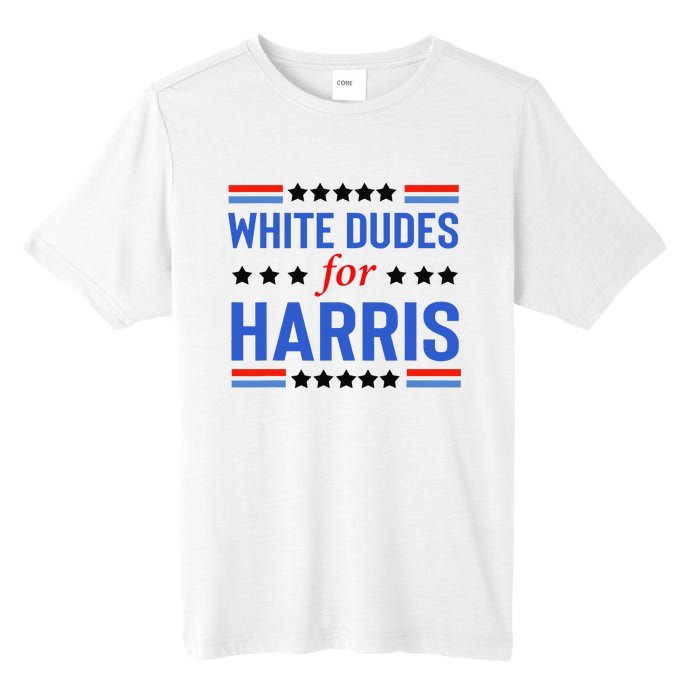 White Dudes For Kamala Harris Tall Fusion ChromaSoft Performance T-Shirt