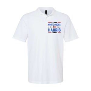 White Dudes For Kamala Harris Softstyle Adult Sport Polo