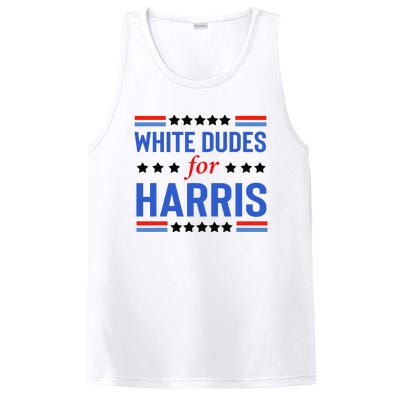 White Dudes For Kamala Harris PosiCharge Competitor Tank