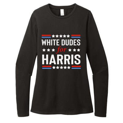 White Dudes For Kamala Harris Womens CVC Long Sleeve Shirt