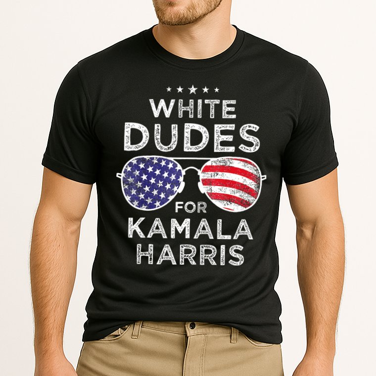 White Dudes For Kamala Harris Cooling Performance Crew T-Shirt
