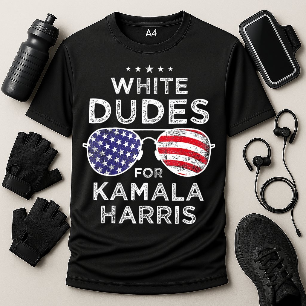 White Dudes For Kamala Harris Cooling Performance Crew T-Shirt