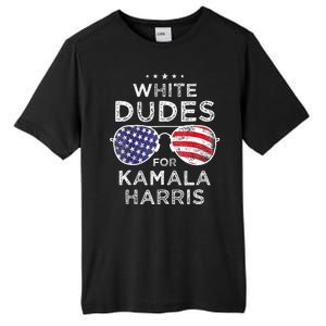 White Dudes For Kamala Harris Tall Fusion ChromaSoft Performance T-Shirt