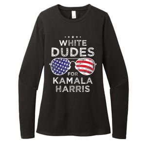 White Dudes For Kamala Harris Womens CVC Long Sleeve Shirt