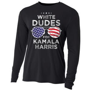 White Dudes For Kamala Harris Cooling Performance Long Sleeve Crew