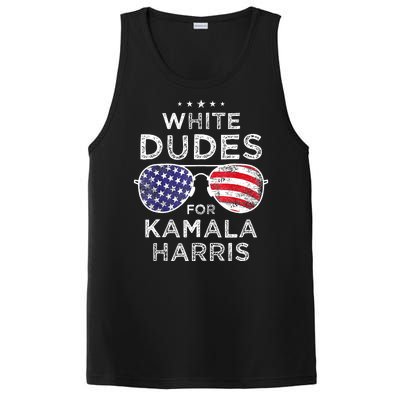 White Dudes For Kamala Harris PosiCharge Competitor Tank