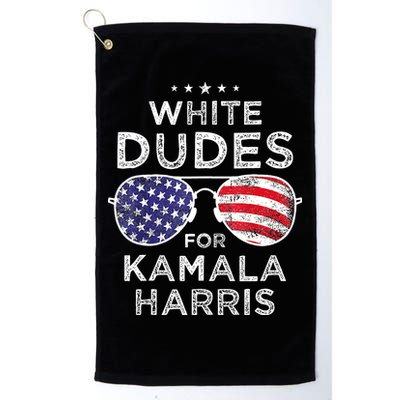 White Dudes For Kamala Harris Golf Towel