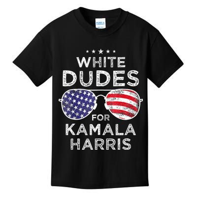 White Dudes For Kamala Harris Kids T-Shirt