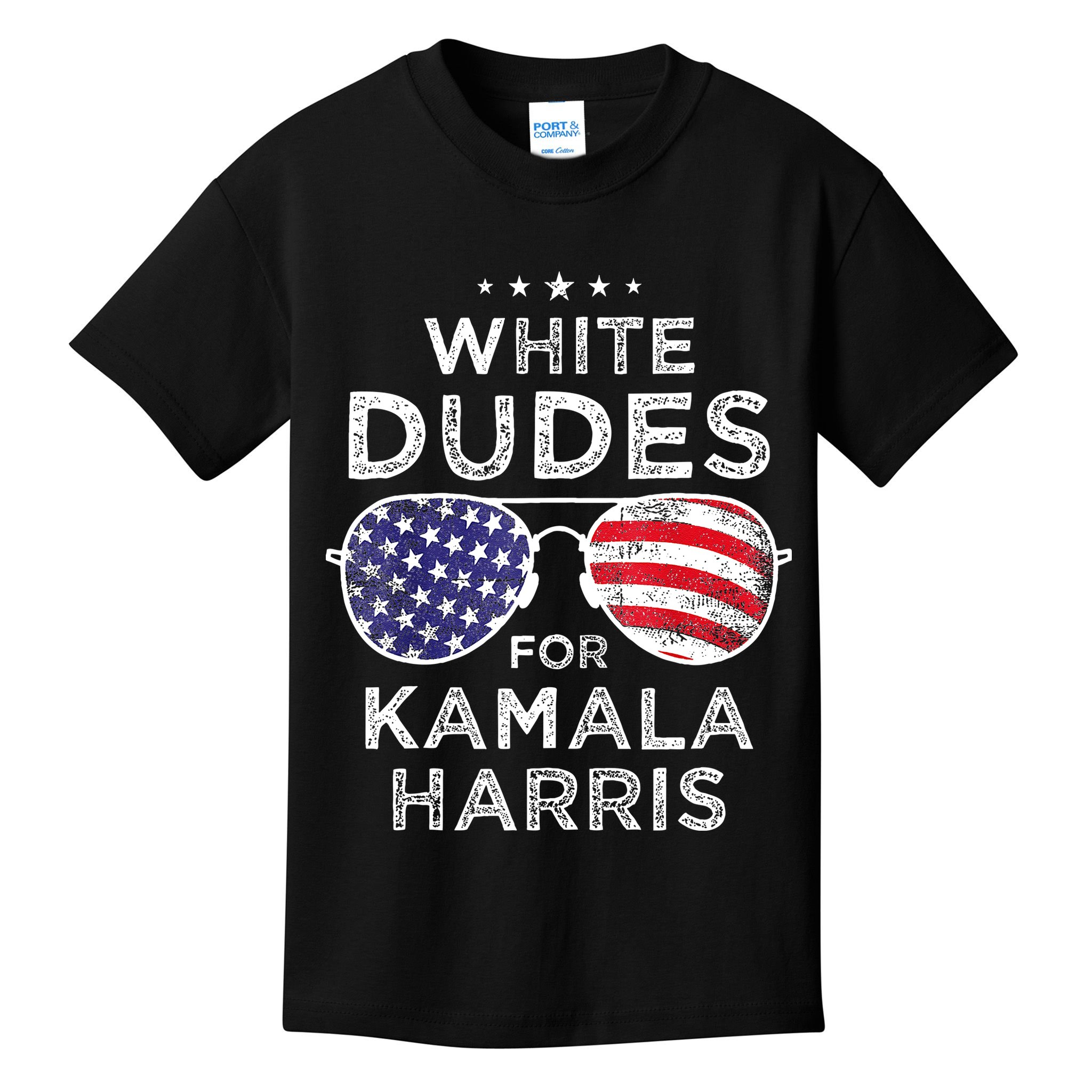 White Dudes For Kamala Harris Kids T-Shirt