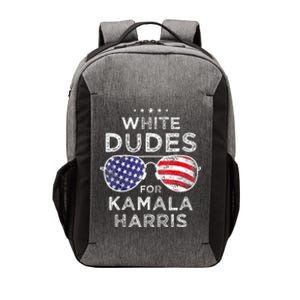 White Dudes For Kamala Harris Vector Backpack