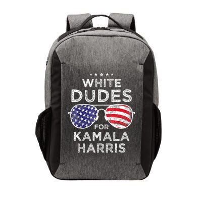 White Dudes For Kamala Harris Vector Backpack