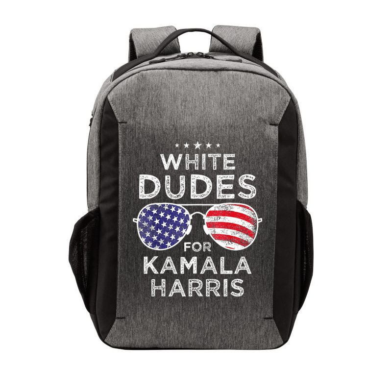 White Dudes For Kamala Harris Vector Backpack