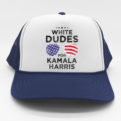 White Dudes For Kamala Harris Trucker Hat