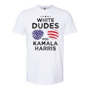 White Dudes For Kamala Harris Softstyle CVC T-Shirt