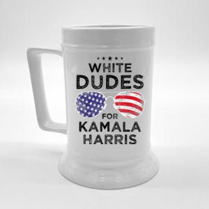 White Dudes For Kamala Harris Beer Stein