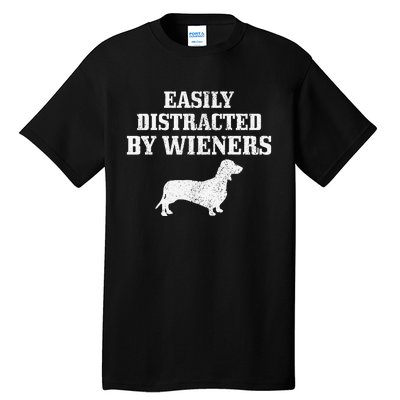 Wiener Dog Funny Weiner Doxie Dachshund Mom Dad Gift Tall T-Shirt