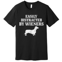 Wiener Dog Funny Weiner Doxie Dachshund Mom Dad Gift Premium T-Shirt