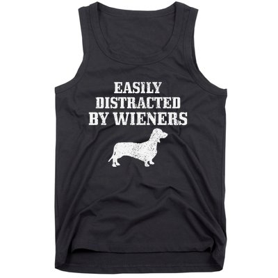 Wiener Dog Funny Weiner Doxie Dachshund Mom Dad Gift Tank Top