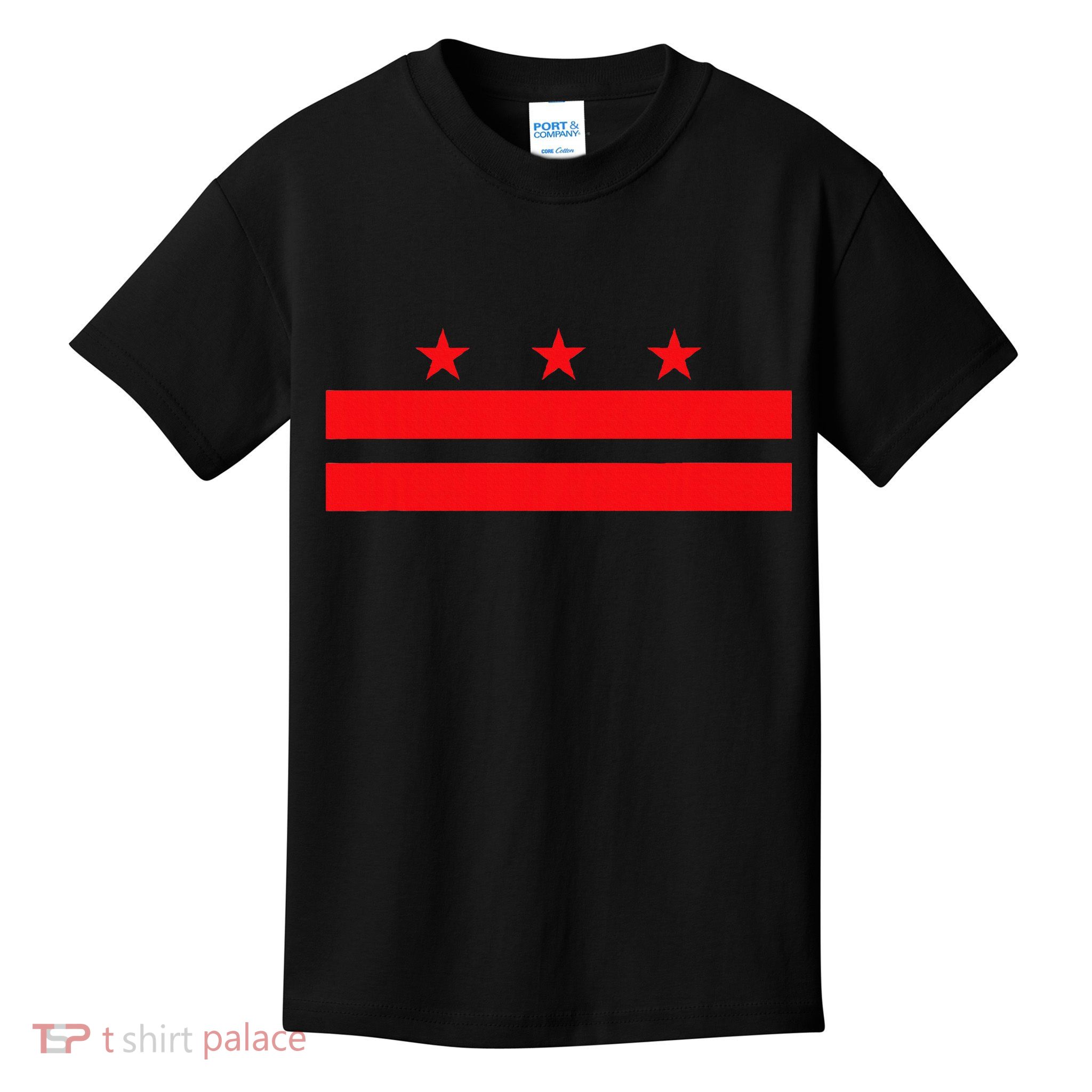 Washington Dc Flag Kids T-Shirt