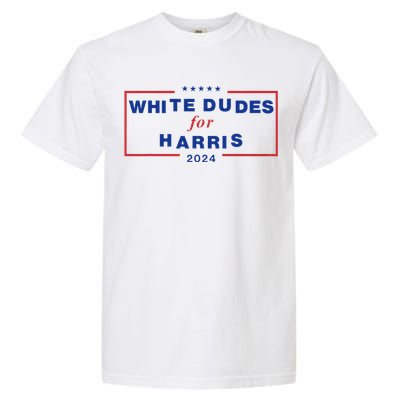 White Dudes For Harris2024 Gift Garment-Dyed Heavyweight T-Shirt