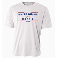 White Dudes For Harris2024 Gift Cooling Performance Crew T-Shirt