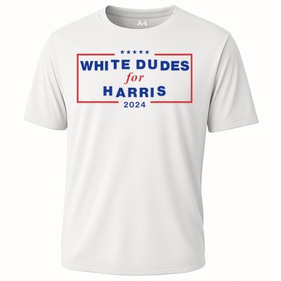 White Dudes For Harris2024 Gift Cooling Performance Crew T-Shirt