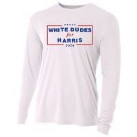 White Dudes For Harris2024 Gift Cooling Performance Long Sleeve Crew